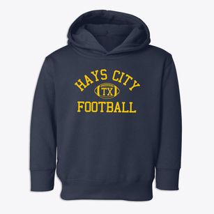 Hays City Texas Football Toddler Hoodie