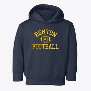 Benton Michigan Football Toddler Hoodie