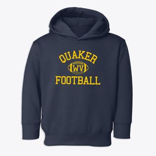 Quaker West Virginia Football Toddler Hoodie