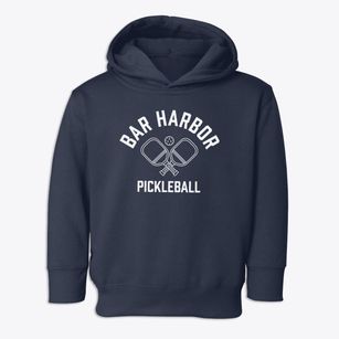 Bar Harbor Maine Pickleball Toddler Hoodie