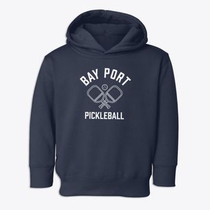 Bay Port Michigan Pickleball Toddler Hoodie