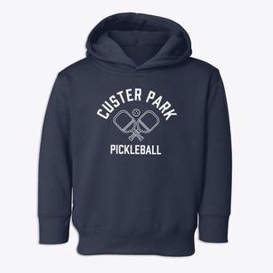 Custer Park Illinois Pickleball Toddler Hoodie