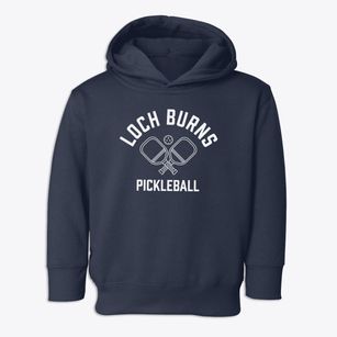 Loch Burns Iowa Pickleball Toddler Hoodie