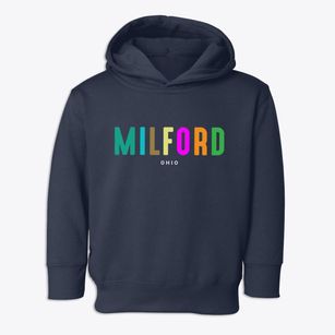 Milford Ohio Color Pop Toddler Hoodie