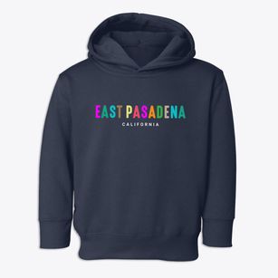 East Pasadena California Color Pop Toddler Hoodie