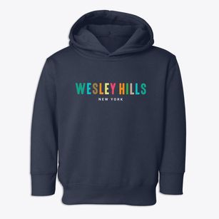 Wesley Hills New York Color Pop Toddler Hoodie