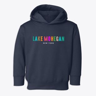 Lake Mohegan New York Color Pop Toddler Hoodie