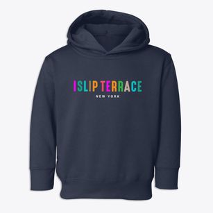Islip Terrace New York Color Pop Toddler Hoodie
