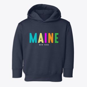 Maine New York Color Pop Toddler Hoodie