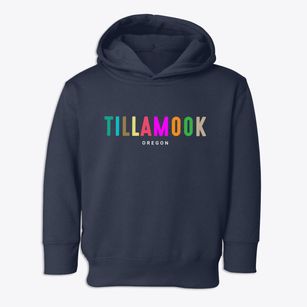 Tillamook Oregon Color Pop Toddler Hoodie