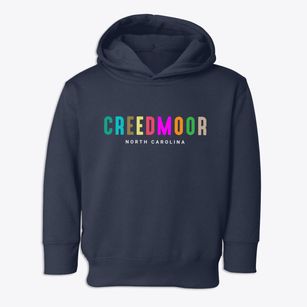 Creedmoor North Carolina Color Pop Toddler Hoodie