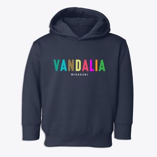 Vandalia Missouri Color Pop Toddler Hoodie