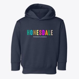 Honesdale Pennsylvania Color Pop Toddler Hoodie