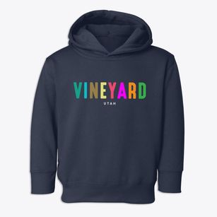 Vineyard Utah Color Pop Toddler Hoodie