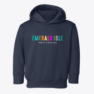 Emerald Isle North Carolina Color Pop Toddler Hoodie