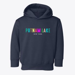 Putnam Lake New York Color Pop Toddler Hoodie
