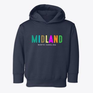 Midland North Carolina Color Pop Toddler Hoodie