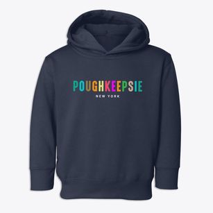 Poughkeepsie New York Color Pop Toddler Hoodie