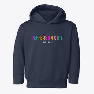 Jefferson City Missouri Color Pop Toddler Hoodie