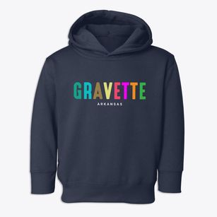 Gravette Arkansas Color Pop Toddler Hoodie