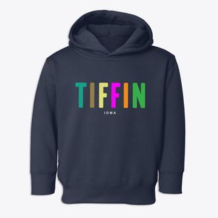 Tiffin Iowa Color Pop Toddler Hoodie