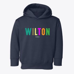 Wilton Iowa Color Pop Toddler Hoodie