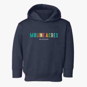 Moline Acres Missouri Color Pop Toddler Hoodie