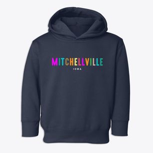 Mitchellville Iowa Color Pop Toddler Hoodie