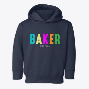 Baker Montana Color Pop Toddler Hoodie