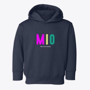Mio Michigan Color Pop Toddler Hoodie