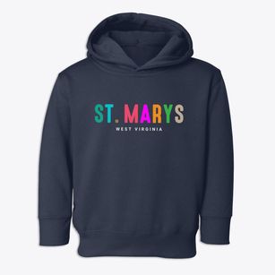 St. Marys West Virginia Color Pop Toddler Hoodie