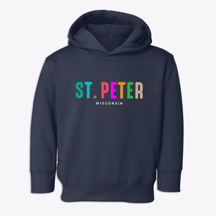 St. Peter Wisconsin Color Pop Toddler Hoodie