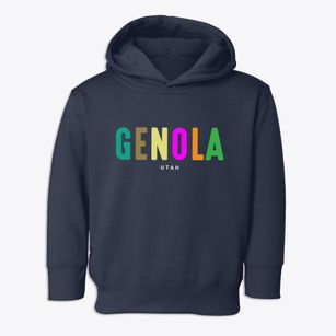 Genola Utah Color Pop Toddler Hoodie