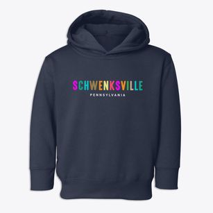 Schwenksville Pennsylvania Color Pop Toddler Hoodie