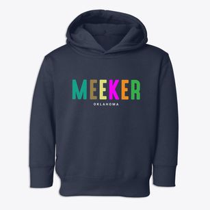 Meeker Oklahoma Color Pop Toddler Hoodie
