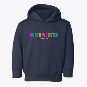 North Webster Indiana Color Pop Toddler Hoodie