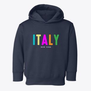 Italy New York Color Pop Toddler Hoodie