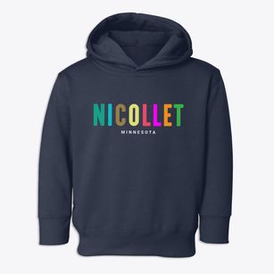 Nicollet Minnesota Color Pop Toddler Hoodie