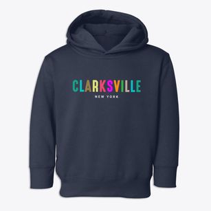 Clarksville New York Color Pop Toddler Hoodie