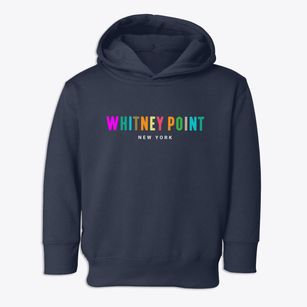 Whitney Point New York Color Pop Toddler Hoodie