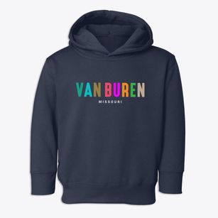 Van Buren Missouri Color Pop Toddler Hoodie