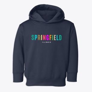 Springfield Illinois Color Pop Toddler Hoodie