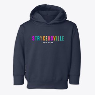 Strykersville New York Color Pop Toddler Hoodie
