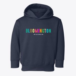 Bloomington Wisconsin Color Pop Toddler Hoodie