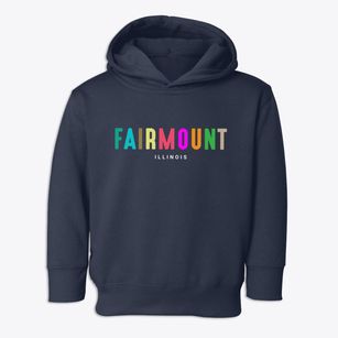 Fairmount Illinois Color Pop Toddler Hoodie