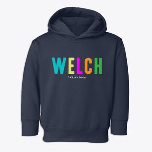 Welch Oklahoma Color Pop Toddler Hoodie