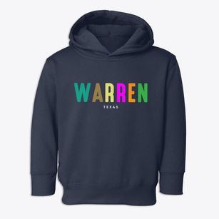 Warren Texas Color Pop Toddler Hoodie