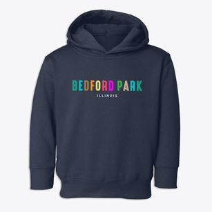 Bedford Park Illinois Color Pop Toddler Hoodie