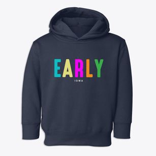 Early Iowa Color Pop Toddler Hoodie