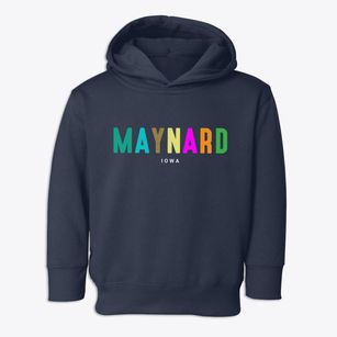 Maynard Iowa Color Pop Toddler Hoodie